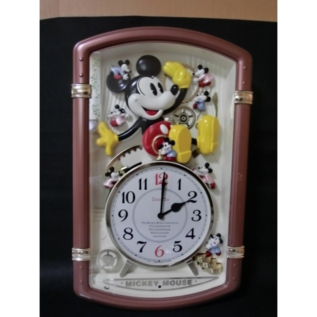 美品】 ディズニー 振り子時計 掛け時計 ミッキー ミニー 希少 美品】 ディズニー 振り子時計 掛け時計 ミッキー ミニー 希少
