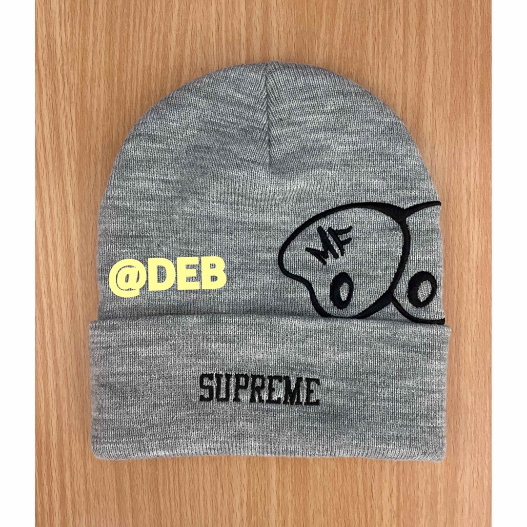 Supreme 23FW Mf Doom Beanie Heather Grey