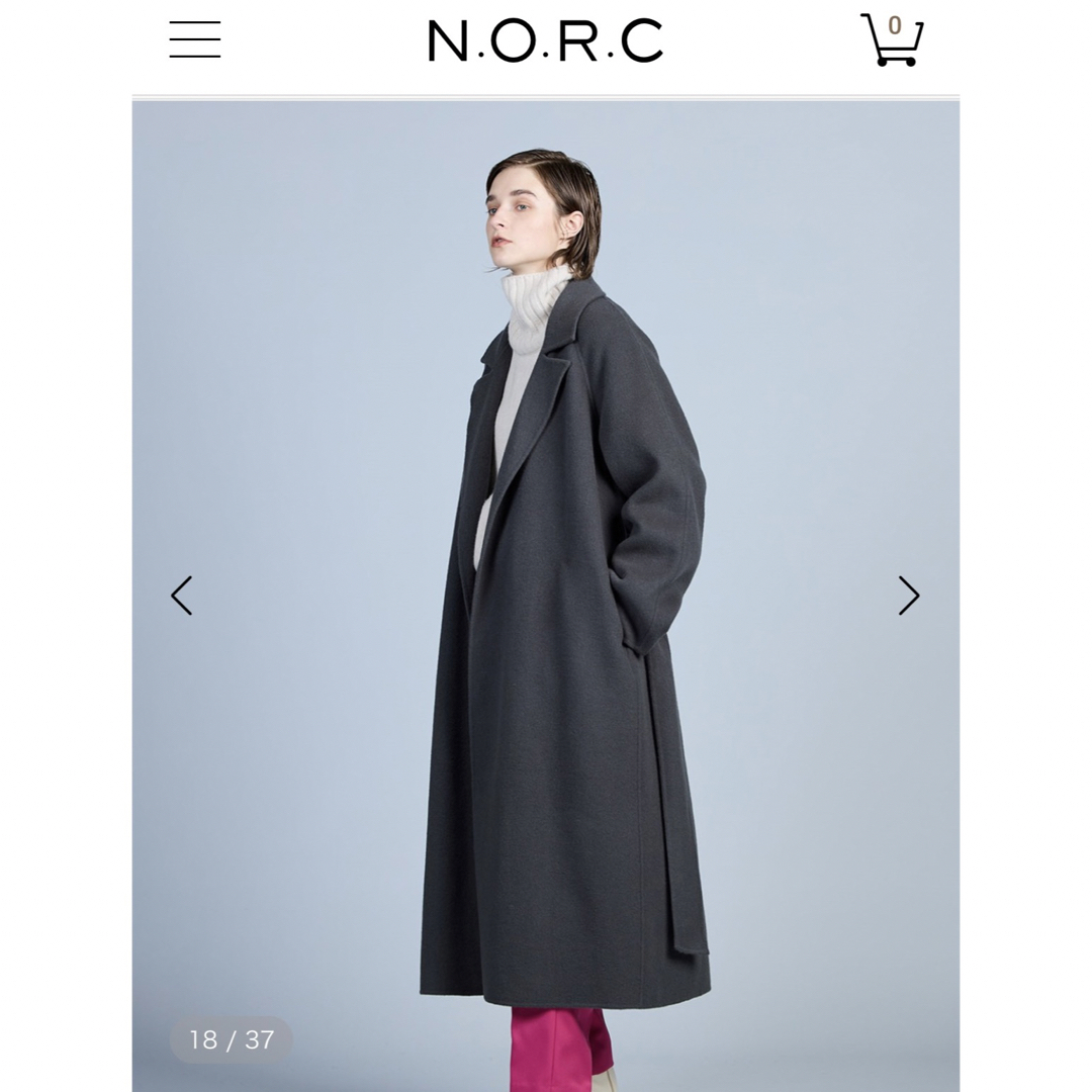 【極美品】N.O.R.C ノーク　テディベアロングコート　ボアフリース　モコモコ