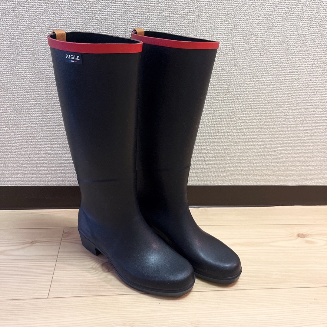 いいスタイル 【未使用】AIGLE 23cm レインブーツ 長靴 ロング レイン いいスタイル 【未使用】AIGLE 23cm レインブーツ 長靴 ロング レイン