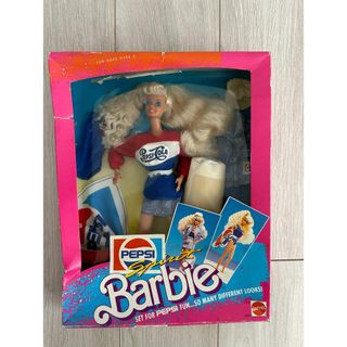 バービー(Barbie)の1989年バービーBarbieヴィンテージ  ペプシ　コーラ　コラボ(ぬいぐるみ/人形)