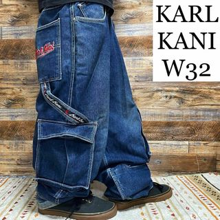 大人気　KARL KANI カールカナイ　VTG コーデュロイパンツ　極太　茶色