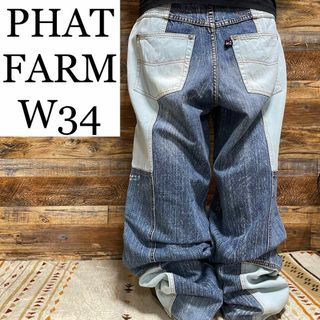 ファットファームPHATFARM 90s刺繍ロゴ　ビッグサイズ厚手スウェット