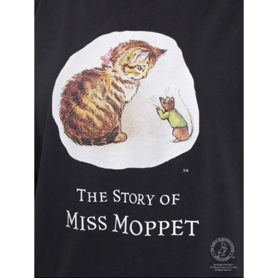 SamansaMos2×PETERRABBIT 猫Tシャツ サマンサモスモス 1