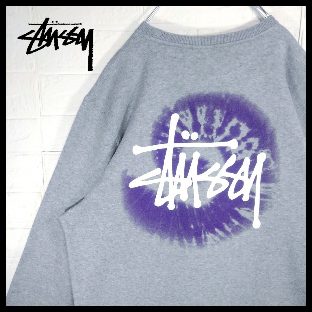 《STUSSY(ステューシー)》裏起毛　ダイスロゴ　ビッグシルエット　スウェット