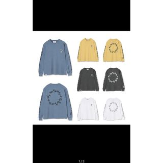 WINDANDSEA ディズニーコラボ 100周年 ステッチ 白 ロンT - Tシャツ