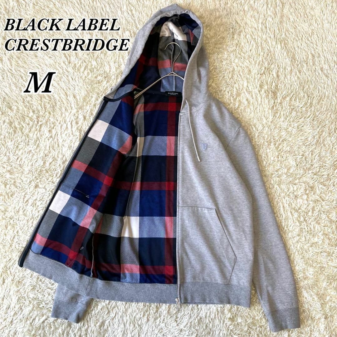 BLACK LABEL CRESTBRIDGE チェック フルジップパーカー-