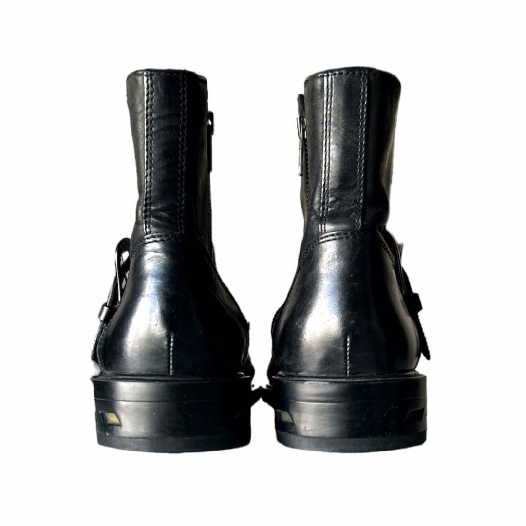 ROCK PORT 本革 ショートブーツ サイドジップ サイズ26cm-