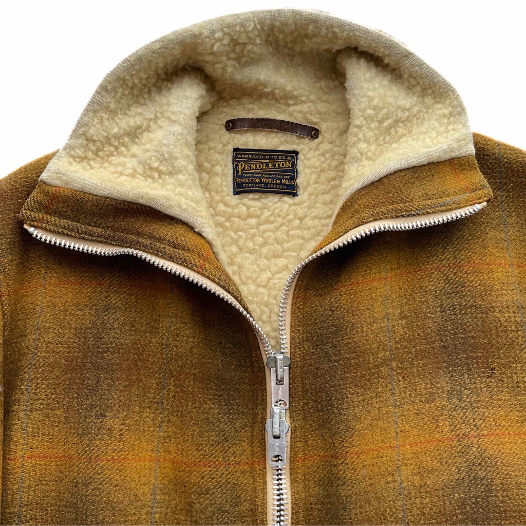 PENDLETON(ペンドルトン)の50s Pendleton Wool Ombre Check Blouson メンズのジャケット/アウター(ブルゾン)の商品写真