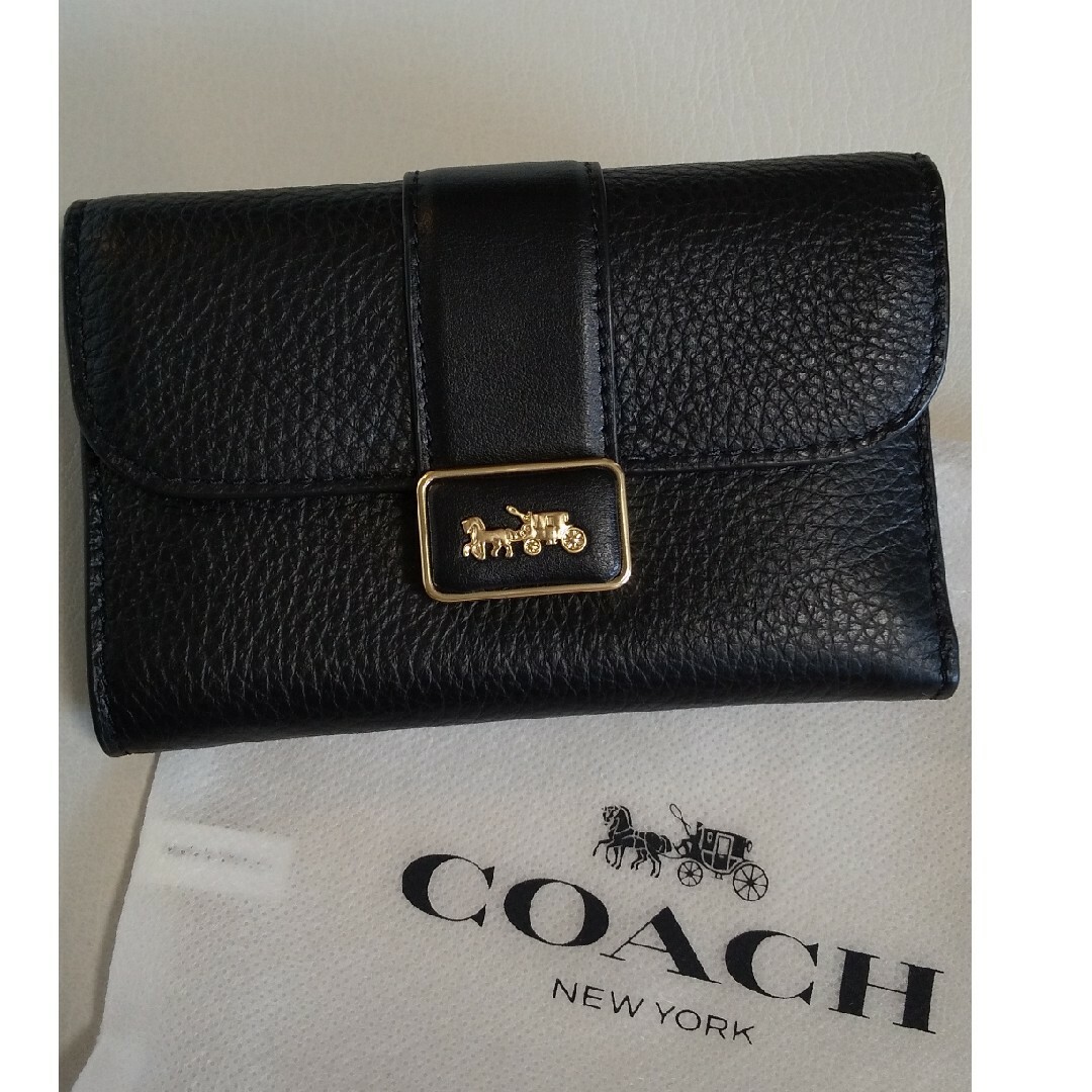 COACH(コーチ)の#タイムセール#COACH#財布#ブラック #新品未使用# レディースのファッション小物(財布)の商品写真