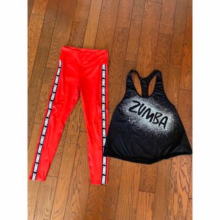 ズンバ(Zumba)のZUMBA★公式ズンバウエア★ユーズド美品すぐ着れるセット④(ダンス/バレエ)