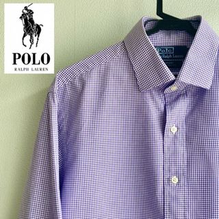 ポロラルフローレン(POLO RALPH LAUREN)のポロラルフローレン　メンズパープルシャツ(シャツ)