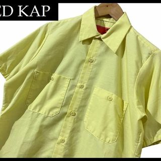 レッドキャップ(RED KAP)のG② 美品 90s USA製 RED KAP レッドキャップ ワーク シャツ S(シャツ)