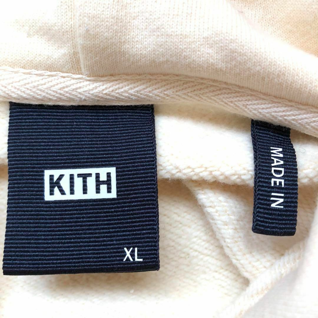 KITH(キス)の【極美品】キス パーカー 10周年限定アイテム 大きいサイズ クリーム XL メンズのトップス(パーカー)の商品写真