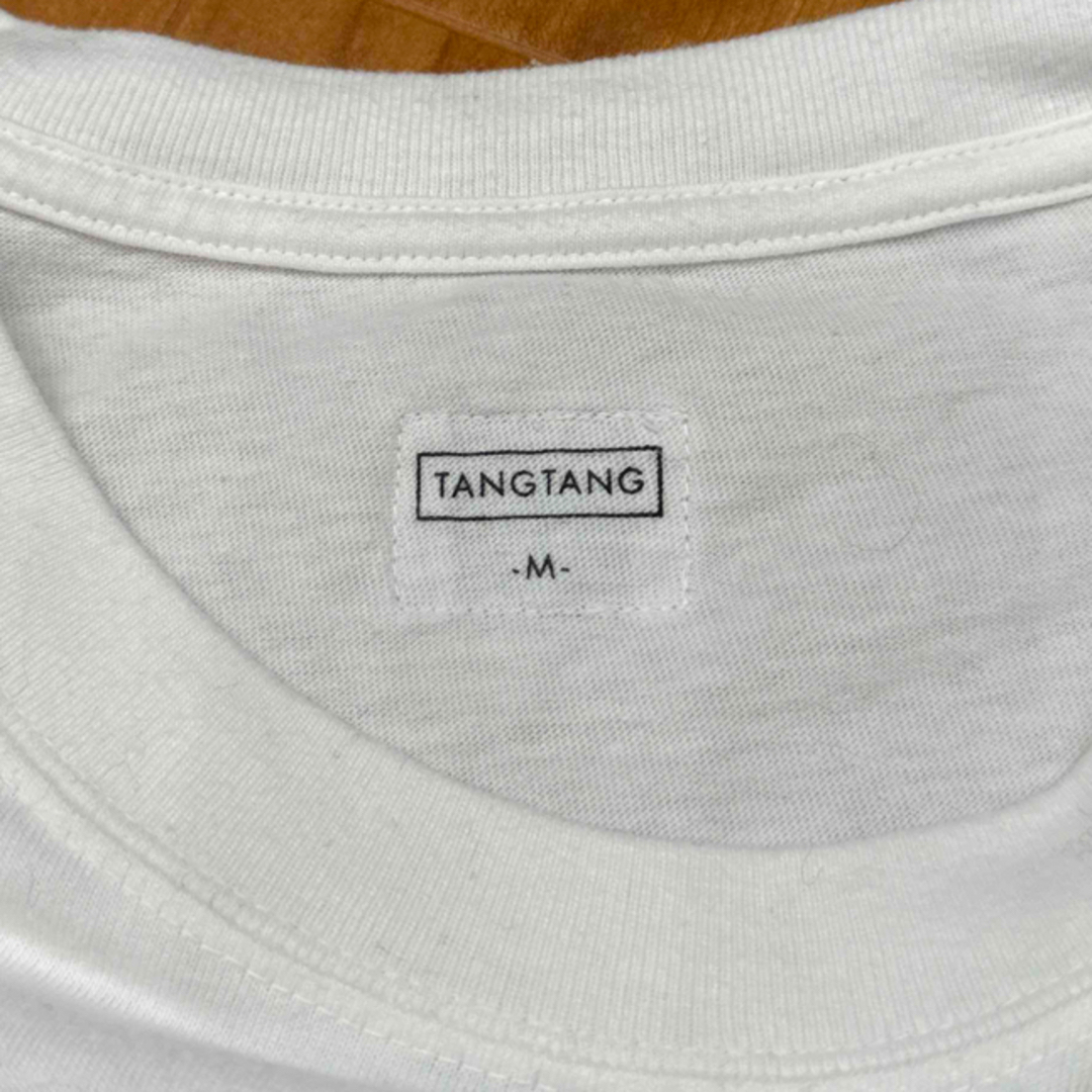 TANG TANG(タンタン)のTANGTANG 白　ロングTシャツ　Mサイズ メンズのトップス(Tシャツ/カットソー(七分/長袖))の商品写真