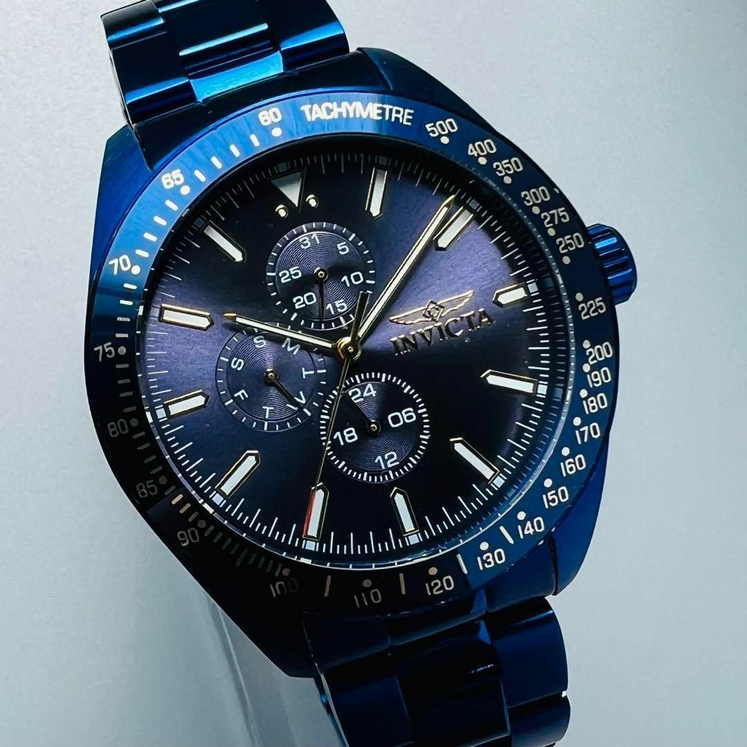 INVICTA - インビクタ 腕時計 INVICTA ブルー ケース付属 新品 メンズ