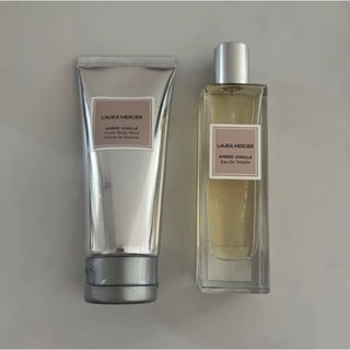 laura mercier ローラメルシエ　アンバーバニラ　ボディクリームソープ