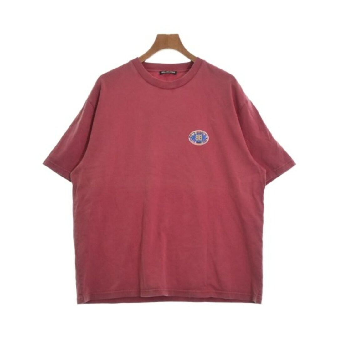 BALENCIAGA バレンシアガ Tシャツ・カットソー XL 赤 - Tシャツ