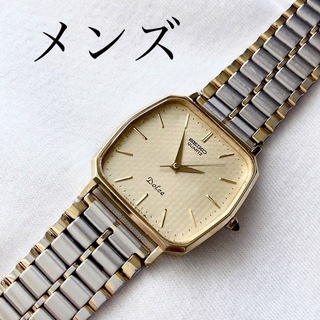 SEIKO  DOLCE メンズクォーツ腕時計　稼動品　#7731-5120 ♪
