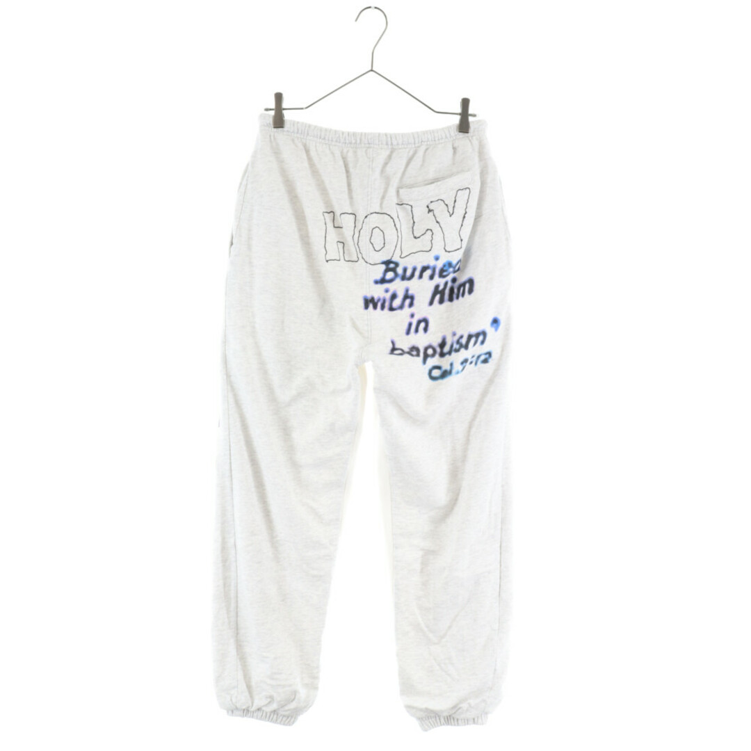 RRR123 RIVINGTON roi Rebis リヴィントンロイレビス BAPTISM SWEAT PANTS ヴィンテージ加工プリントスウェットロングパンツ グレー