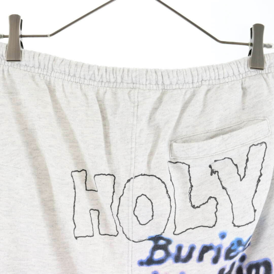 RRR123 RIVINGTON roi Rebis リヴィントンロイレビス BAPTISM SWEAT PANTS ヴィンテージ加工プリントスウェットロングパンツ グレー