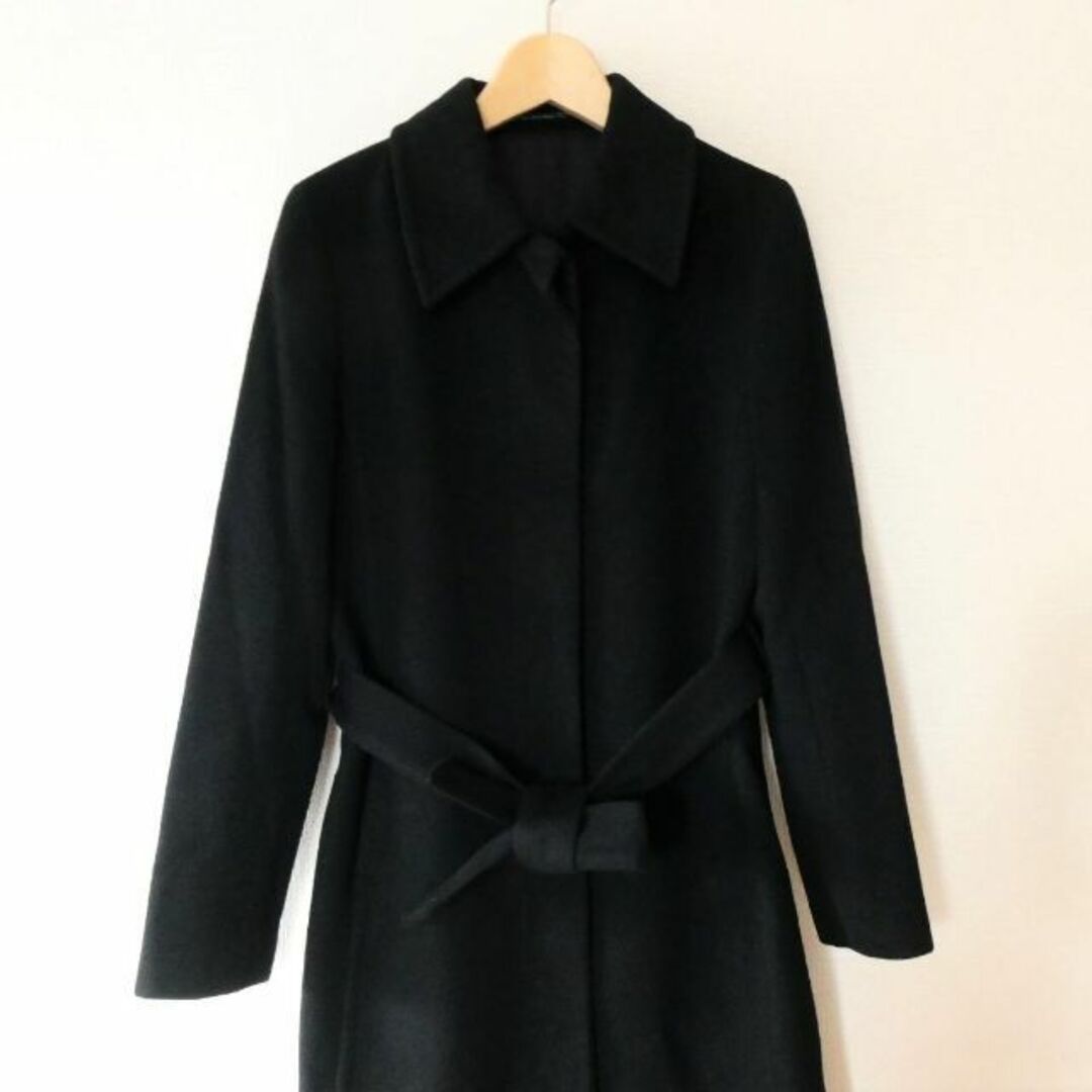 美品 INED カシミヤ100% ステンカラーコート バルマカーンコート-