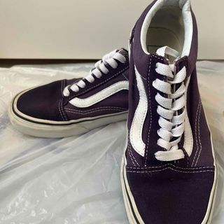 ヴァンズ(VANS)のVANS シューズ　紫　パープル(スニーカー)