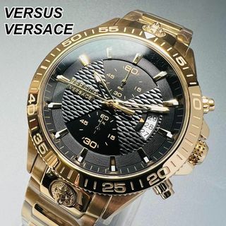 VERSACE - 新品未使用・送料無料 Versus Versace メンズ高級腕時計
