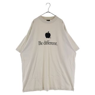 バレンシアガ(Balenciaga)のBALENCIAGA バレンシアガ 22AW Be different 刺繍半袖Tシャツ アイボリーホワイト 712398 TNVB3(Tシャツ/カットソー(半袖/袖なし))