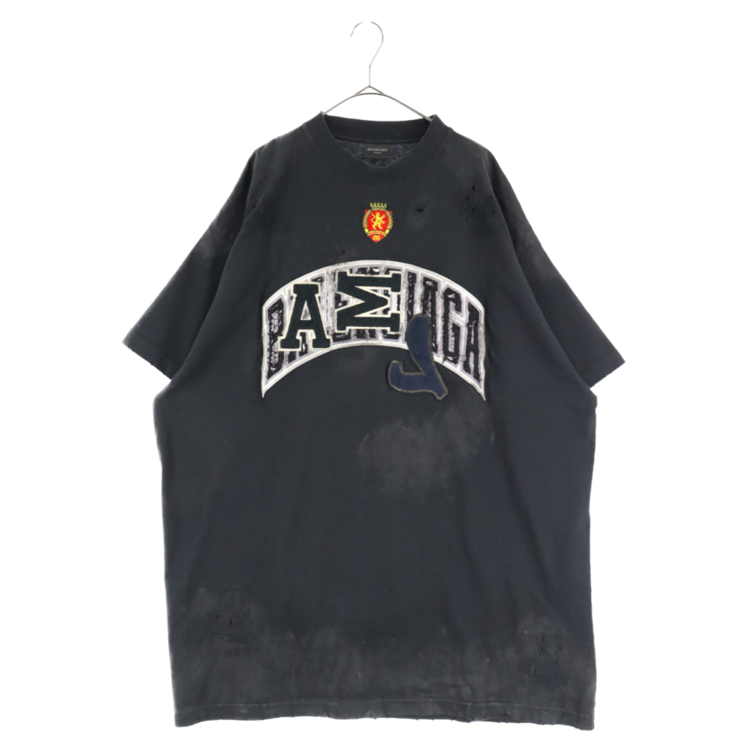 BALENCIAGA 23SS ピンクロゴ ロンT tee 長袖 S-