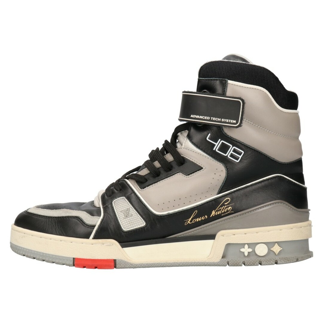 LOUIS VUITTON ルイヴィトン 19SS LVトレイナー ハイカットスニーカー グレー/ブラック CL1118 1A54IS UK6.5 | フリマアプリ ラクマ