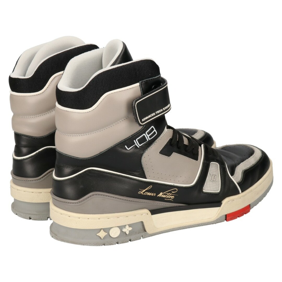 LOUIS VUITTON ルイヴィトン 19SS LVトレイナー ハイカットスニーカー グレー/ブラック CL1118 1A54IS UK6.5