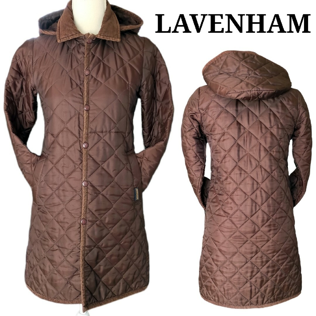 LAVENHAM - ラベンハム☆キルティングコート コーデュロイ ロング
