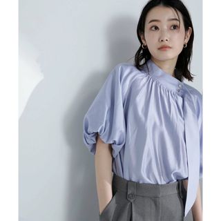 エヌナチュラルビューティーベーシック(N.Natural beauty basic)のOggi掲載アイテム　サイドタイブラウス(シャツ/ブラウス(長袖/七分))