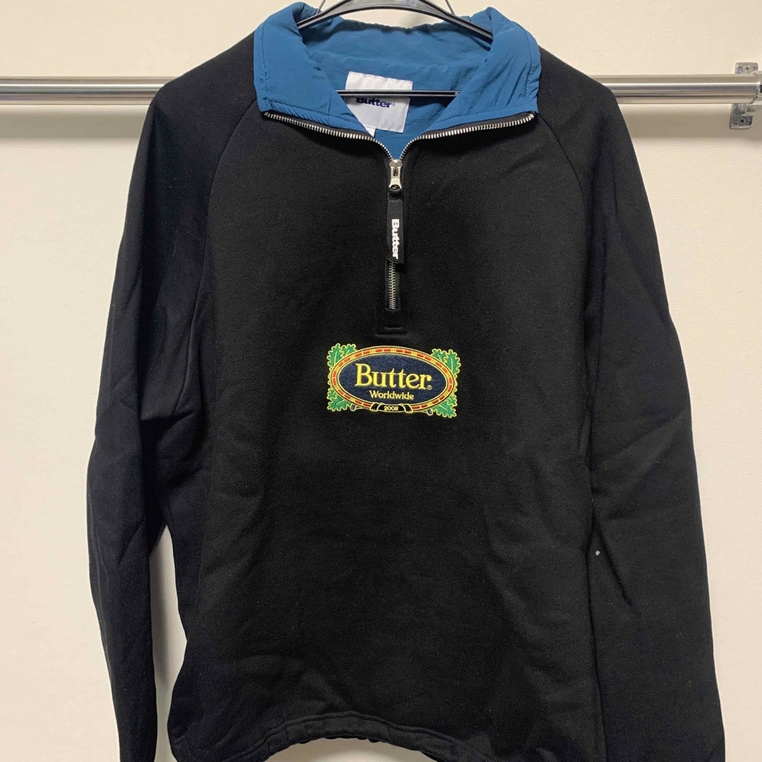 芸能人愛用 butter goods ハーフジップ（ハーフジップ Butter Goods(バター トップス
