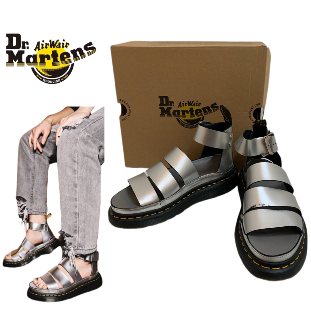 Dr.Martens　CLARISSA　Ⅱ　メタリックサンダル