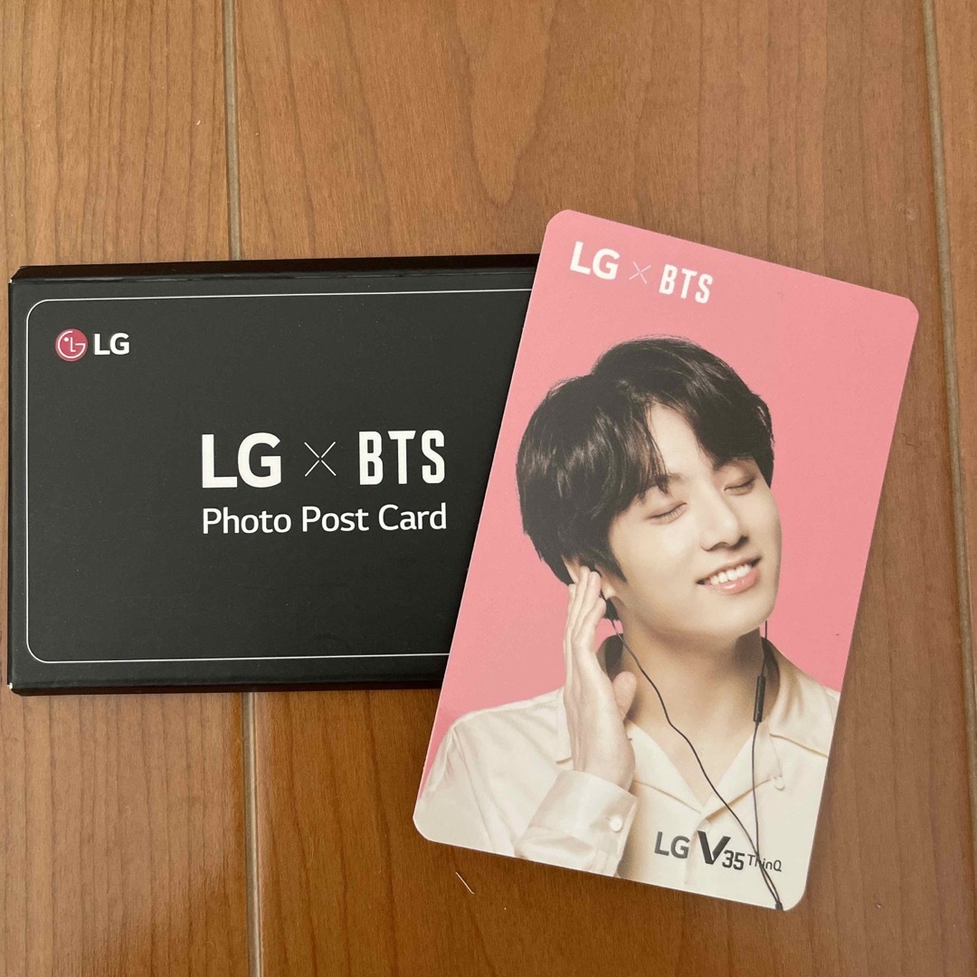 BTS LG コラボ　公式　当選　限定　トレカ　ジョングク　ケース付き