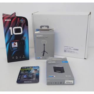 ゴープロ(GoPro)のGoPro HERO 10 ブラック アクションカメラ バンドル(コンパクトデジタルカメラ)