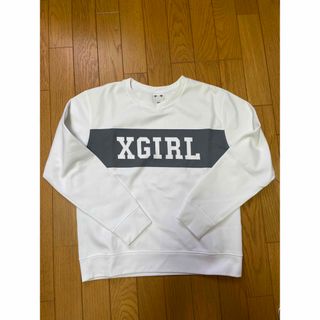 エックスガール(X-girl)のX-girl⭐️美品！トレーナー　サイズ：１(トレーナー/スウェット)