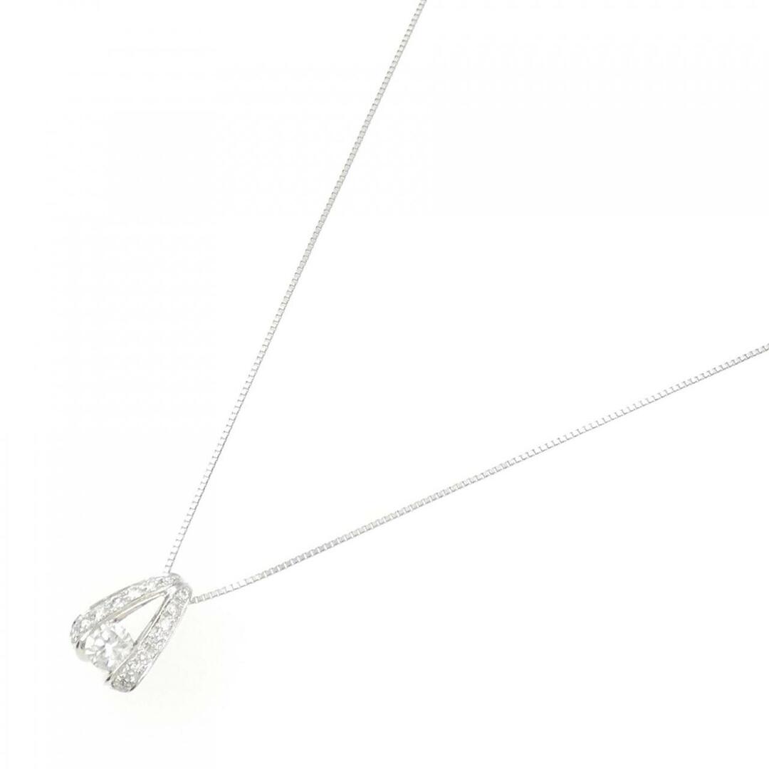 PT ダイヤモンド ネックレス 0.35CT - ネックレス