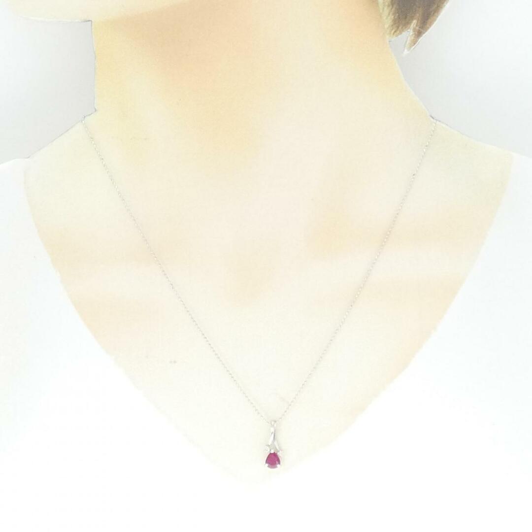 K18WG/K18BG ダイヤモンド ネックレス 0.59CT-