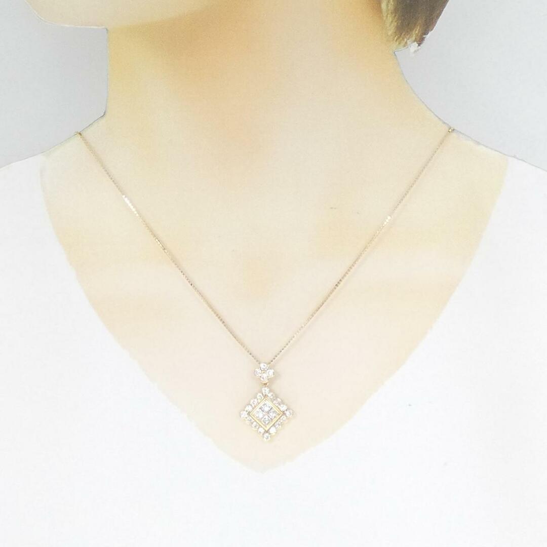 K18YG ダイヤモンド ネックレス 2.00CT