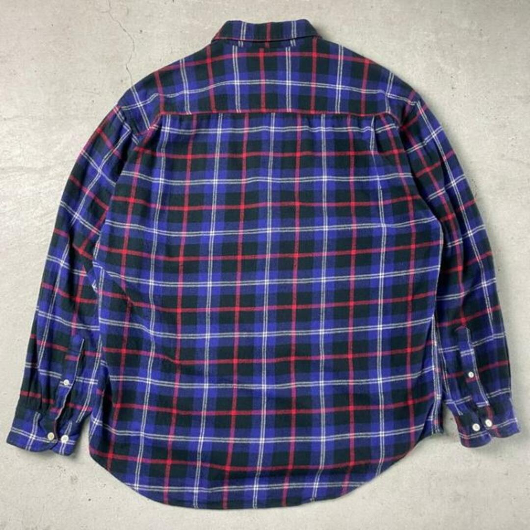 メンズ90年代 GAP オールドギャップ チェックシャツ ライトネルシャツ メンズL