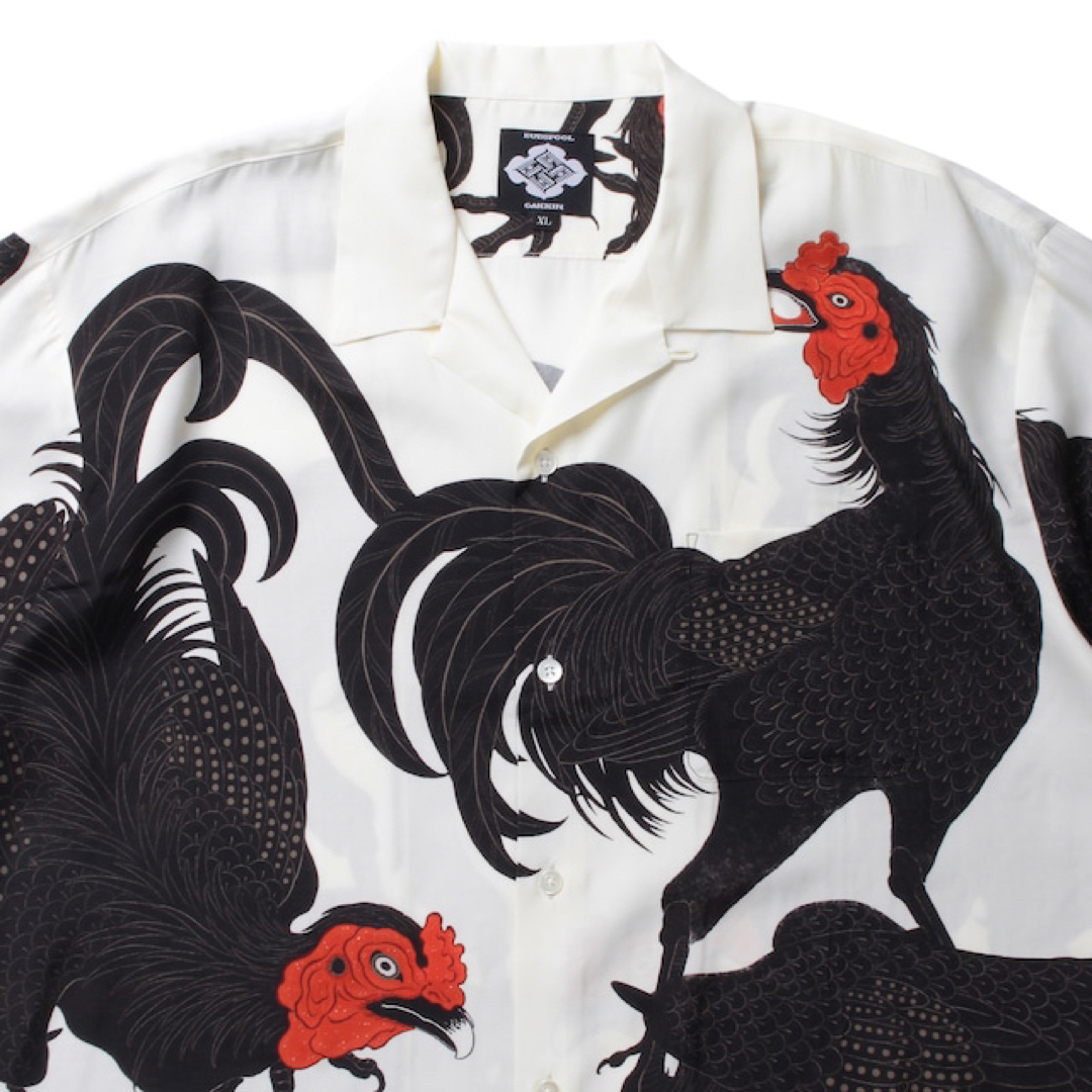 BUDSPOOL×GAKKIN S/S HAWAIIAN SHIRT 舐達麻 L www.krzysztofbialy.com