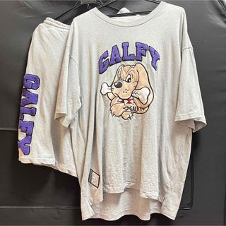 【美品】ガルフィー　ビッグロゴ入りTシャツ　人気Lサイズ　即完売モデル