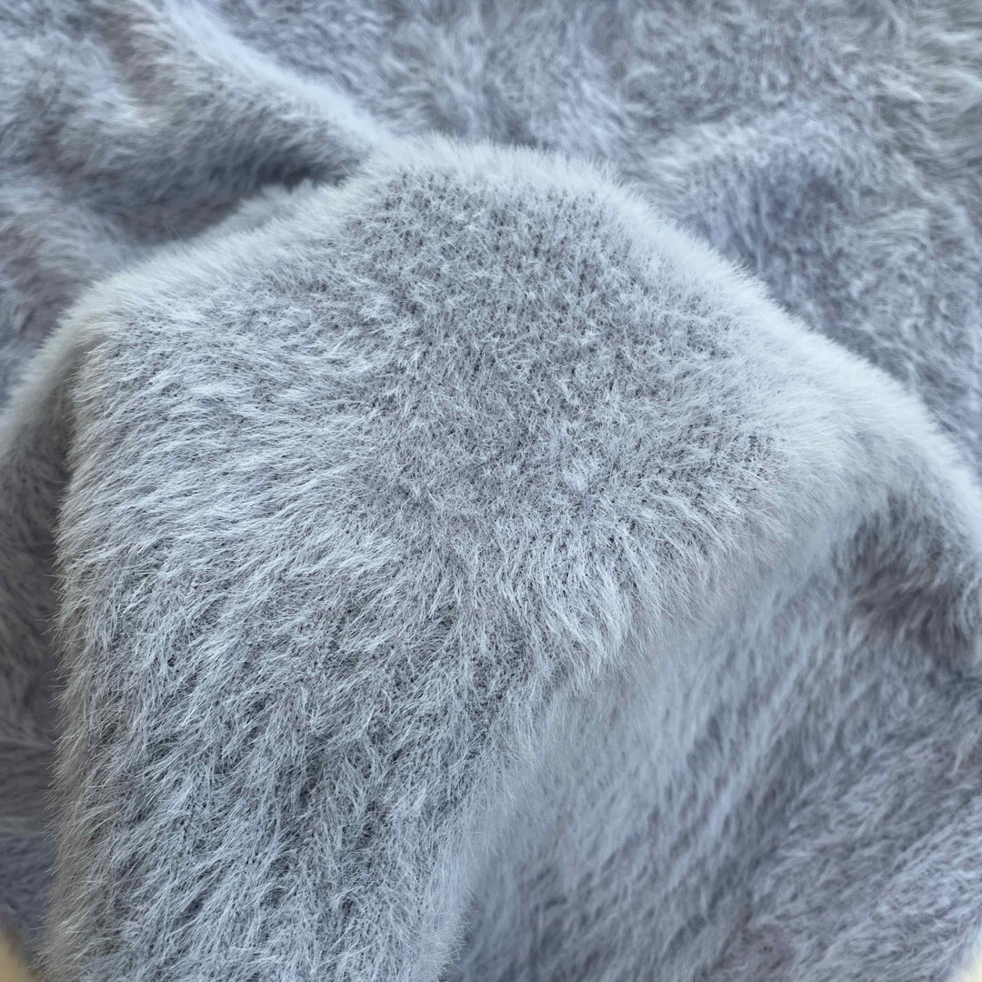 ハーフネック　セーター　ブルー レディースのトップス(ニット/セーター)の商品写真