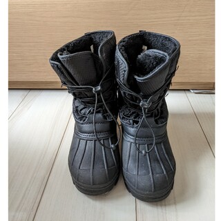 スノーブーツ　黒　サイズ21センチ(長靴/レインシューズ)
