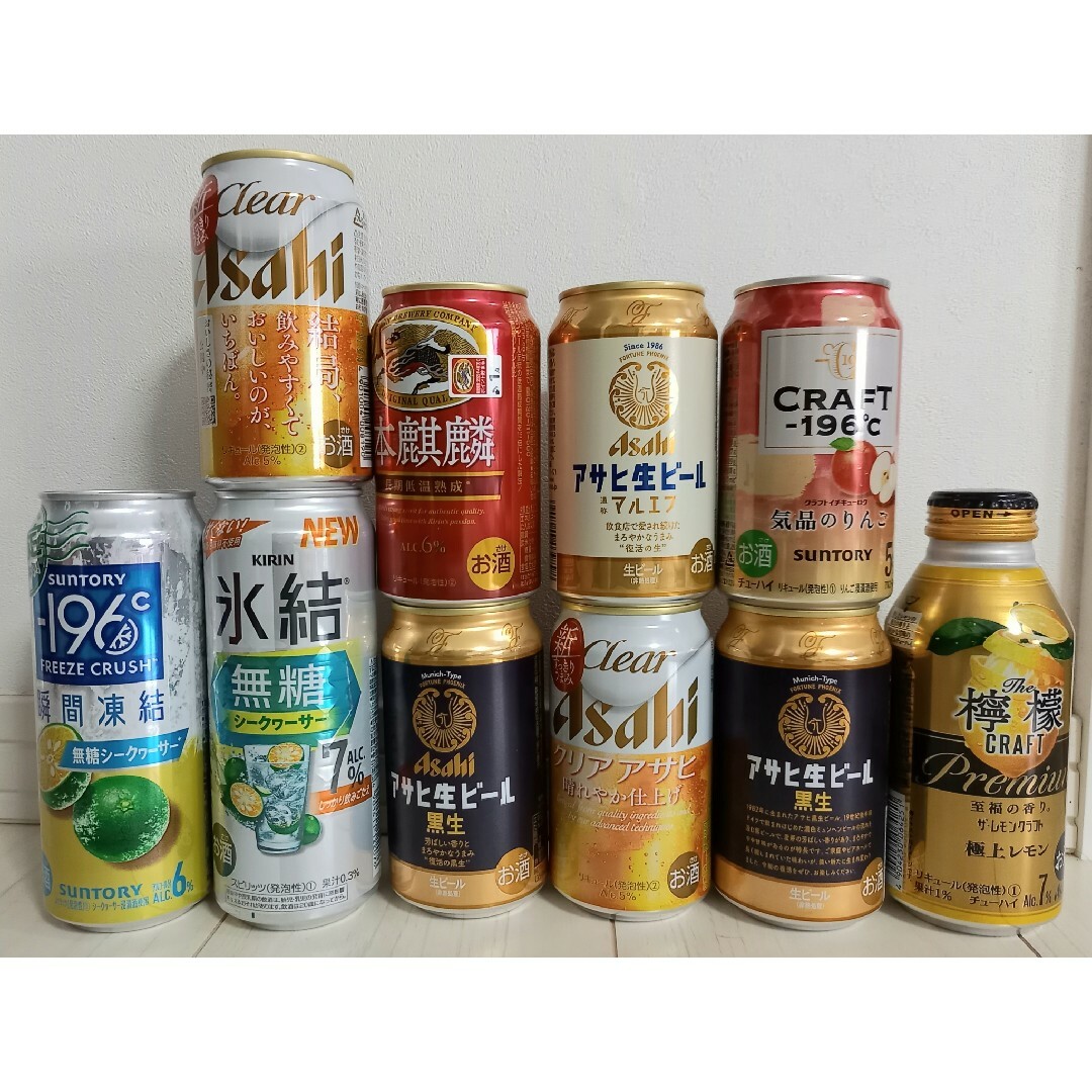 ビール等バラエティーセット10本セット 食品/飲料/酒の酒(ビール)の商品写真