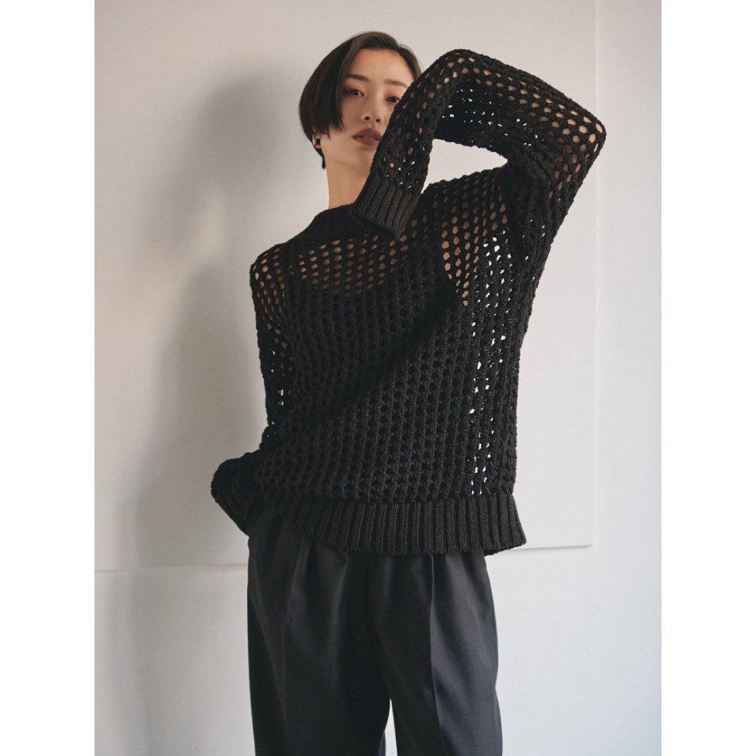 TODAYFUL(トゥデイフル)の【しずる様専用】TODAYFUL  Square Mesh Knit レディースのトップス(ニット/セーター)の商品写真