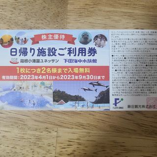 藤田観光　株主優待(遊園地/テーマパーク)